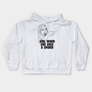 Woman Yelling at a Cat MEME Kids Hoodie